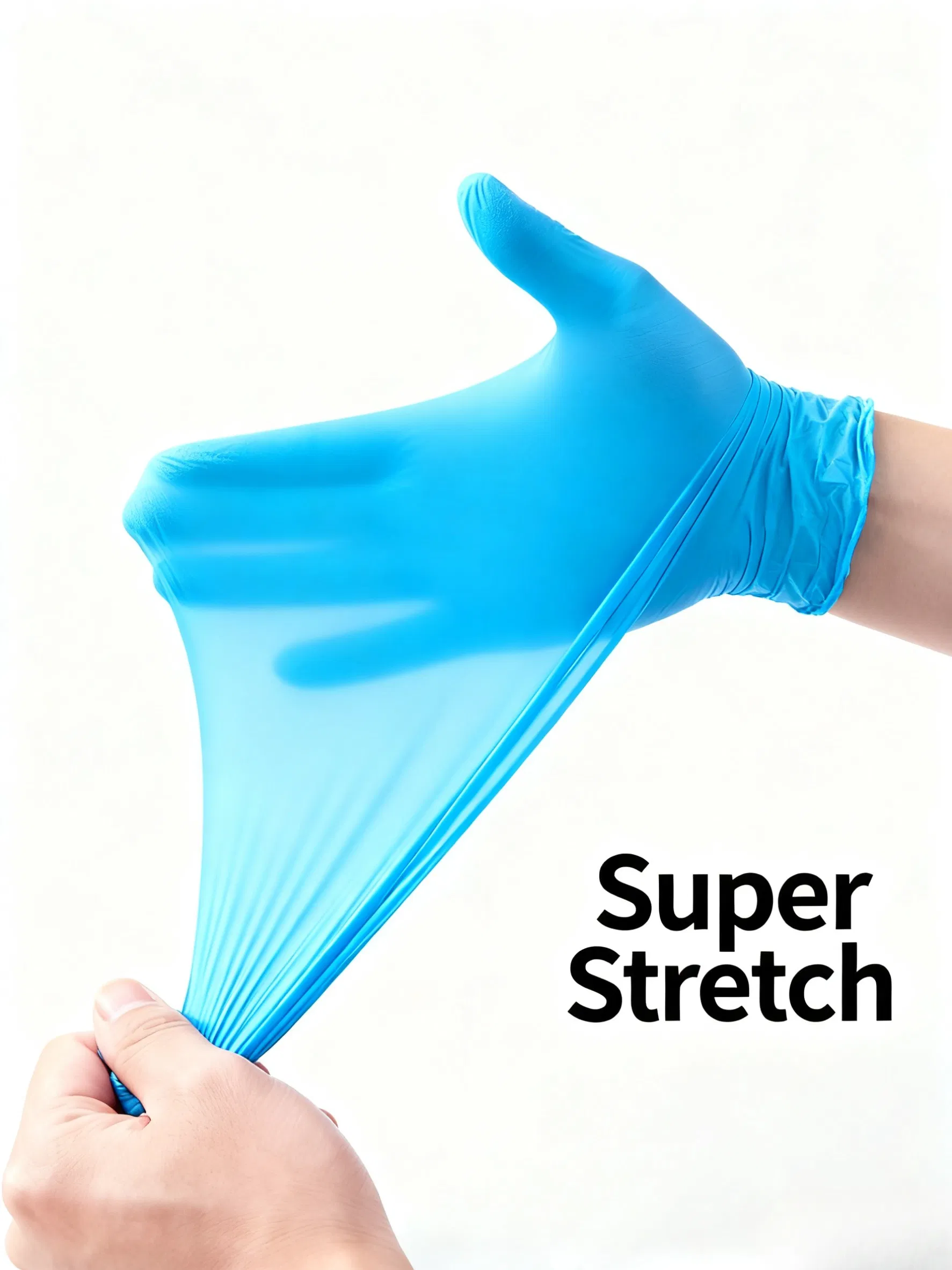Brother Medical Disposable Blue Powder Free Nitrile Gloves