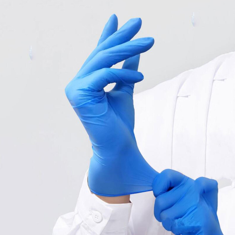 9inch Blue/White/Black Beauty Salon Special /Food/Pharmaceutical Wholesale Disposable Latex Vinyl Safety Examination Protective PVC Rubbe Nitrile Gloves