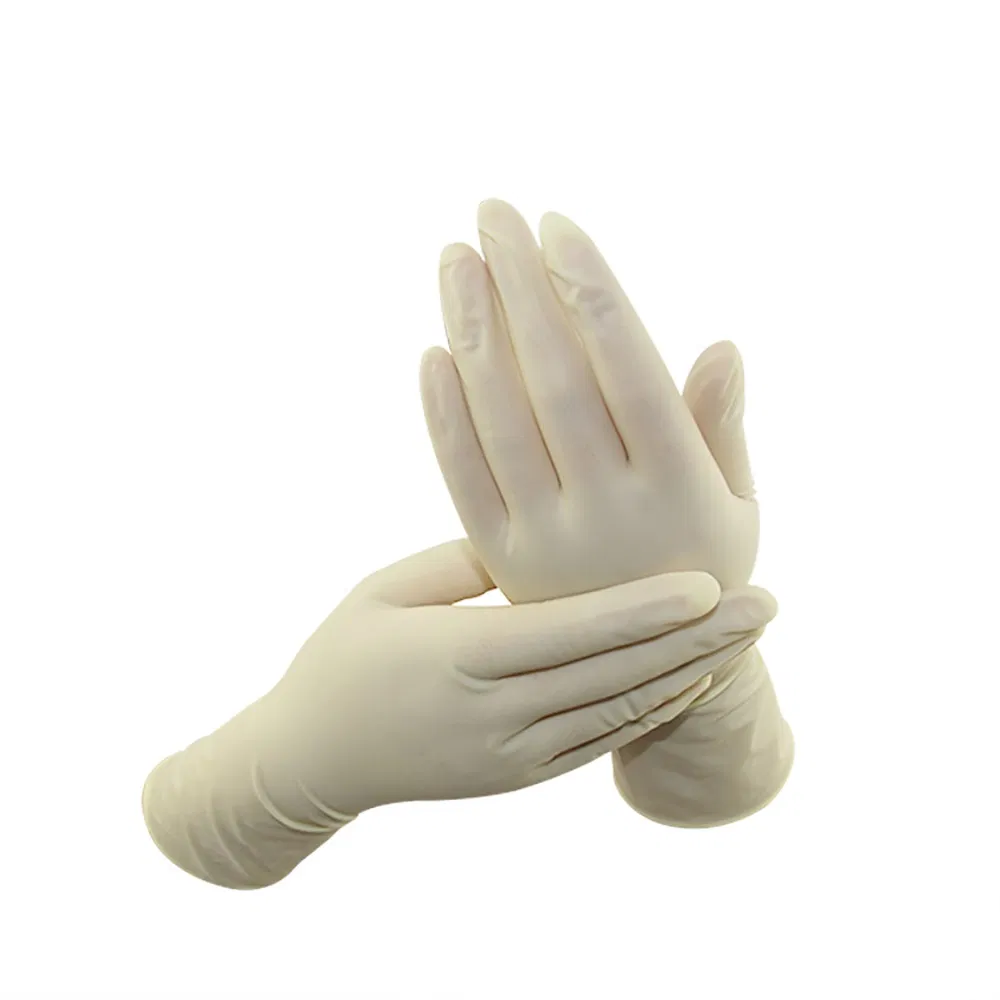 Disposable Medical Latex Gloves Powdered or Powder-Free Sterile Latex Surgical CE ISO
