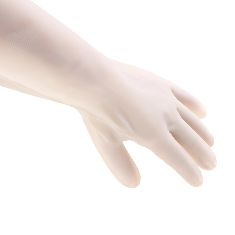 Heavy Duty Reusable Anti Acid Alkali Chemical Resistant Nitrile and Neoprene Labor Protecitve Safety Work Food Grade Guant Household &amp; Industrial Rubber Gloves