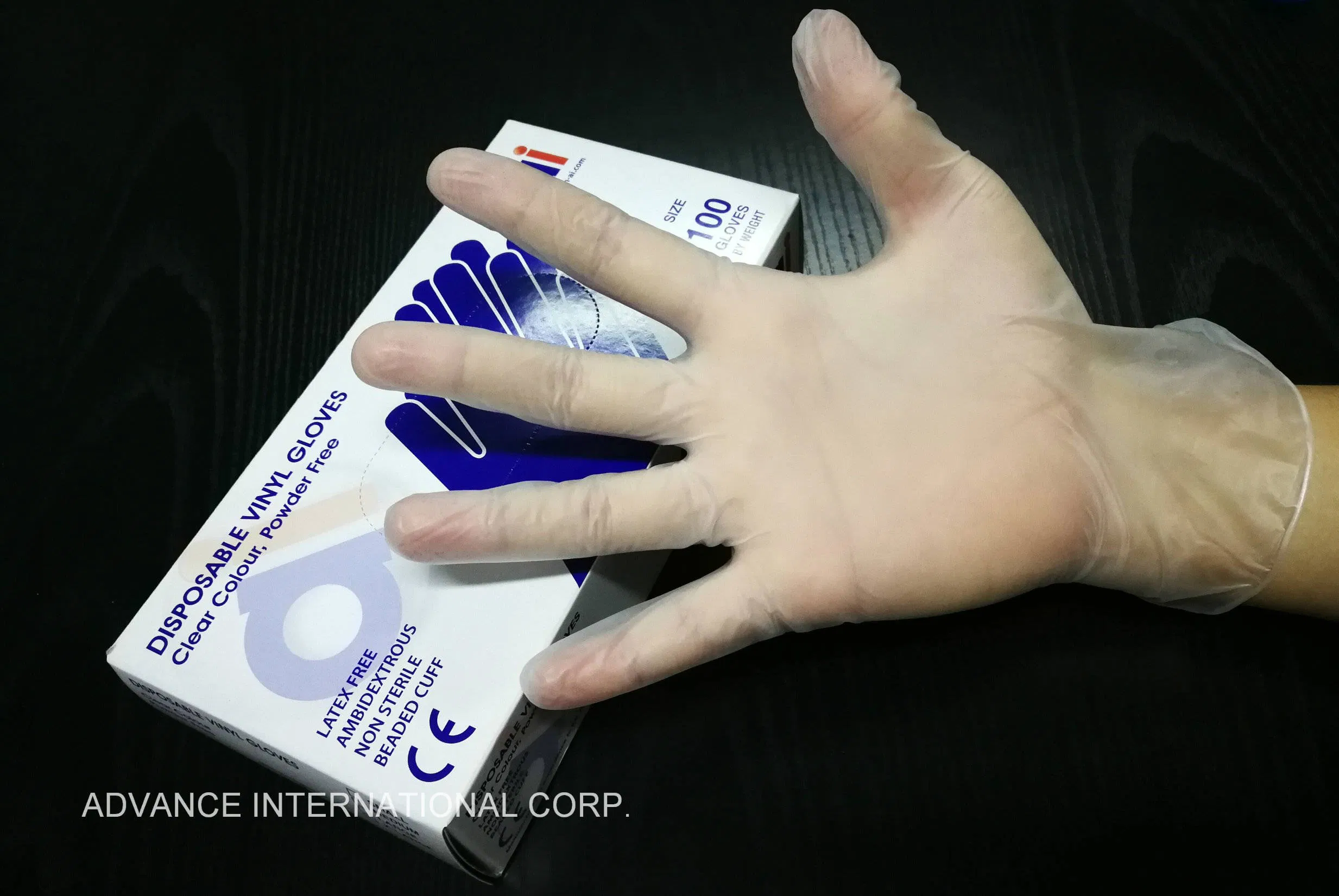 Restaurant Grade Gloves Plastic Handcare Disposable Clear Vinyl Gloves Powderfree in Medical Gloves Food Service Consumables General Purpose