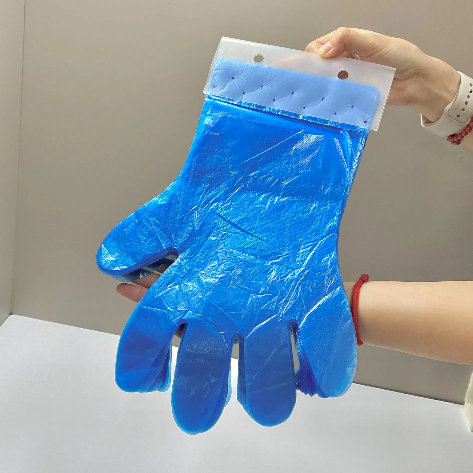 Disposable HDPE/LDPE Gloves Waterproof, Latex-Free, Economical Food Grade, Embossed Grip - for Food Service, Cleaning