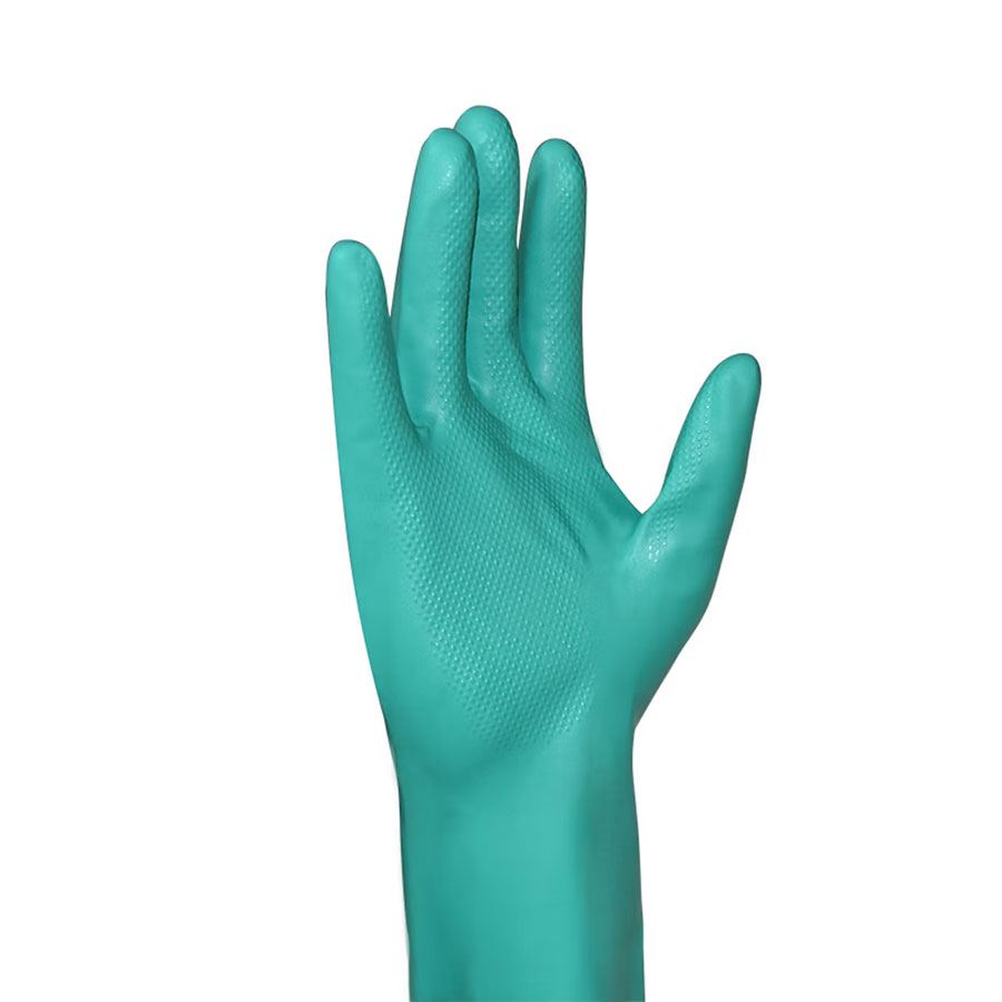 Heavy-Duty Nitrile Gloves for Industrial Chemical Safety Use