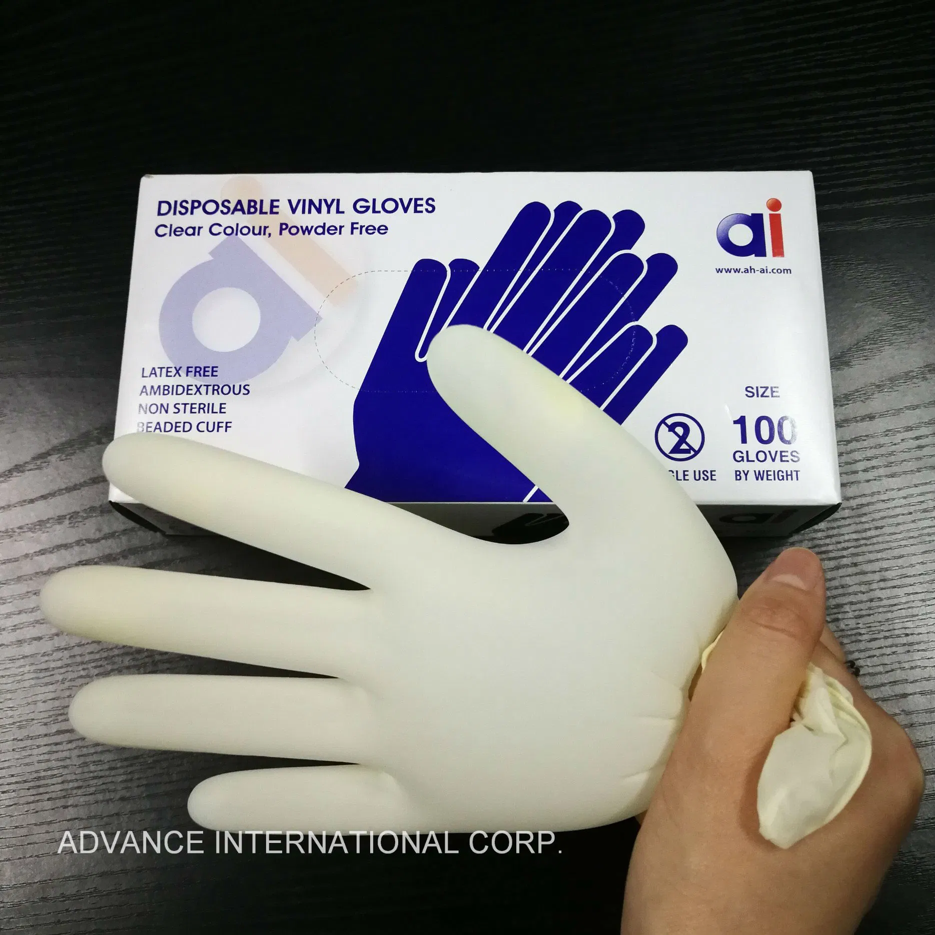 Restaurant Grade Gloves Plastic Handcare Disposable Clear Vinyl Gloves Powderfree in Medical Gloves Food Service Consumables General Purpose