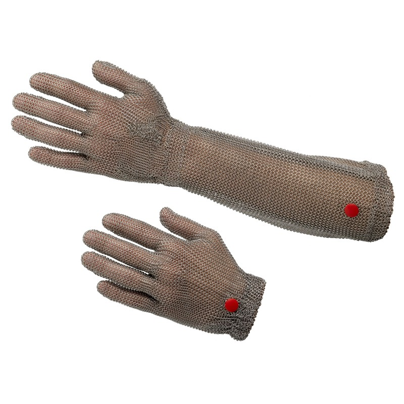 Food Grade Stainless Steel Mesh Glove for Kitchen and Slaughterhouse Use, Comfortable Fit and Long Service Life