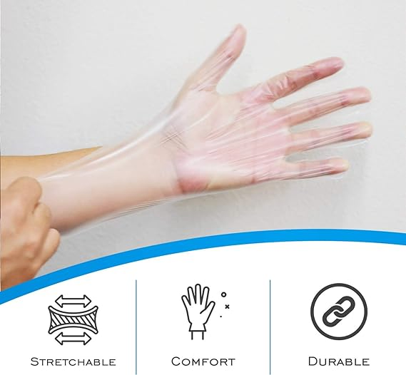 Stretchable PVC Gloves