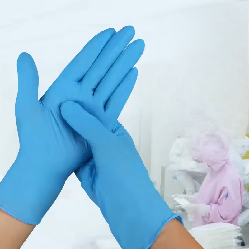 Disposable Powder-Free Pet Vet Medical Nitrile Examination Gloves