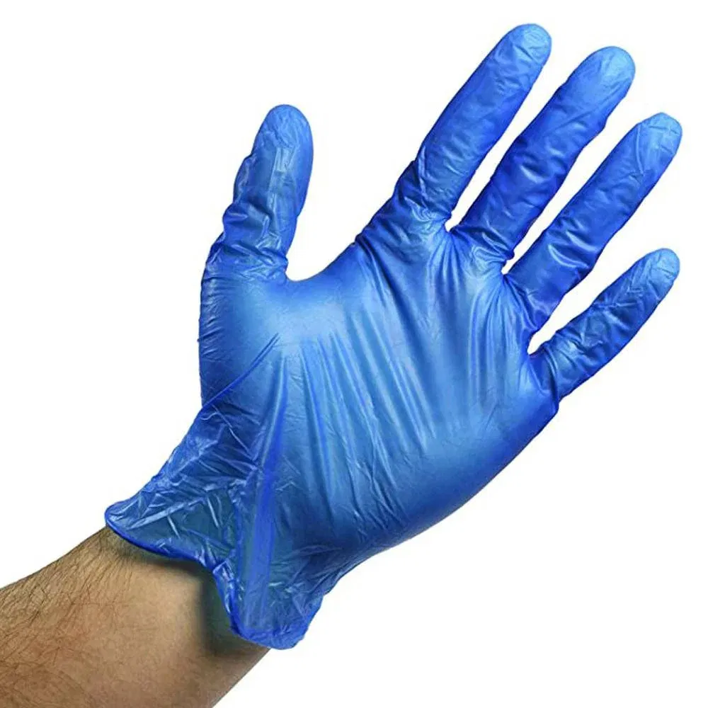 Black Wholesale Disposable Latex Vinyl Safety Examination Protective PVC Rubber Nitrile Exam Glove for Hospital/Household/Beauty/Food
