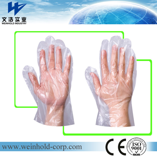 PE Gloves Food Grade Clear Transparent Use Food Housework Cleaning Service Plastic Gloves