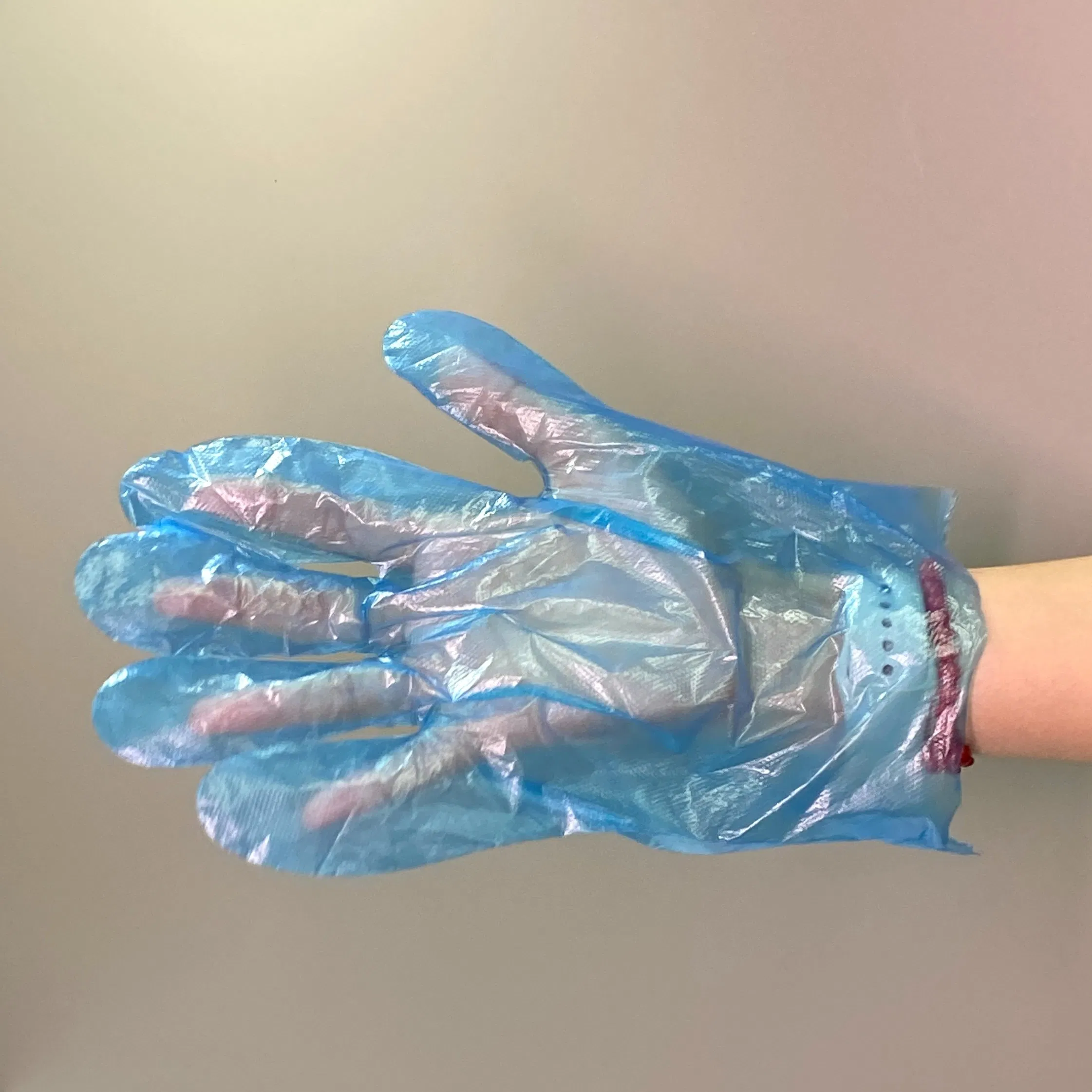 Disposable HDPE/LDPE Gloves Waterproof, Latex-Free, Economical Food Grade, Ambidextrous, Embossed Grip - for Food Service, Cleaning, Hair Dye