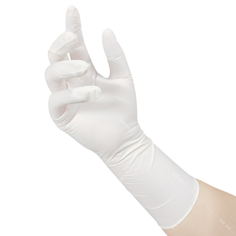 Premium Nitrile Gloves, Extended Cuff, Food-Grade, Powder-Free, Heavy-Duty for Industrial and Cleaning Use