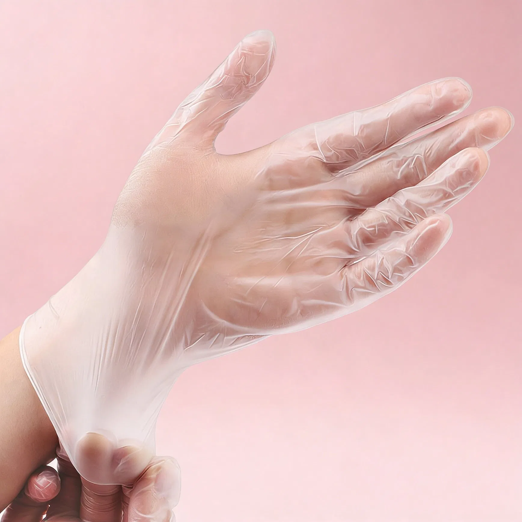 Clear Vinyl Gloves Waterproof Oil-Resistant Chemical Resistance Powder Free Disposable PVC Gloves for Tattoo
