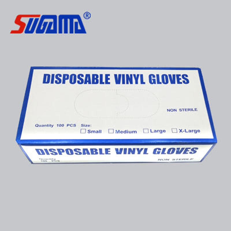 Disposable Protective Examination with Ce Vinyl Hand PVC Gloves Powder Free