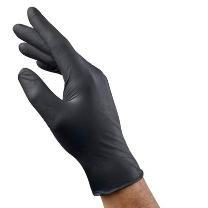 3.5g Black Nitrile Gloves Disposable Powder-Free Latex-Free for Industrial Work Safety Examination