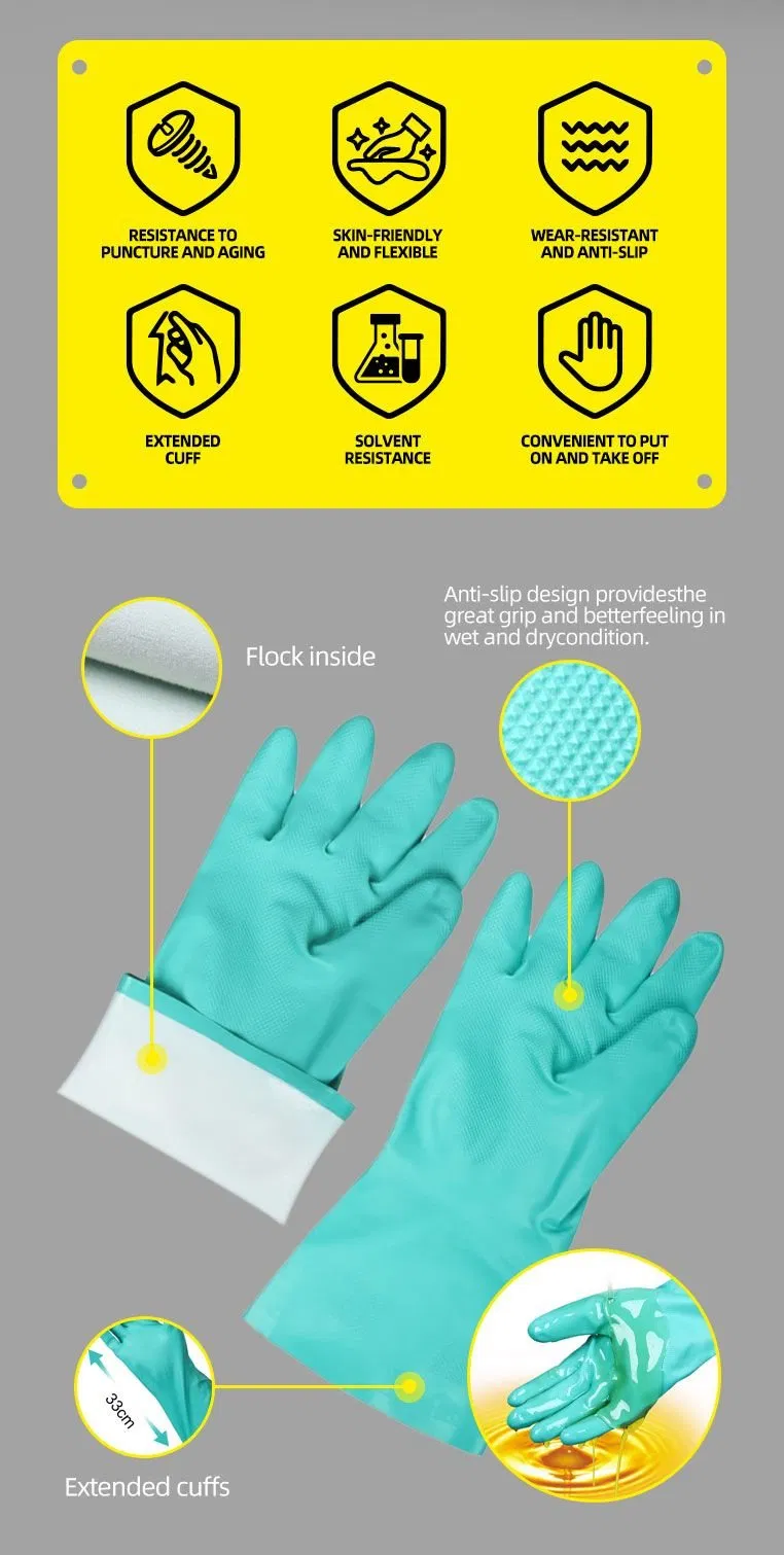 Heavy-Duty Nitrile Gloves