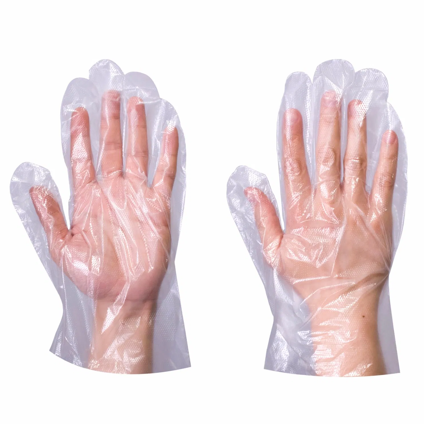 Disposable PE Gloves Food Grade Clear Use Food Housework Cleaning Service Plastic Gloves