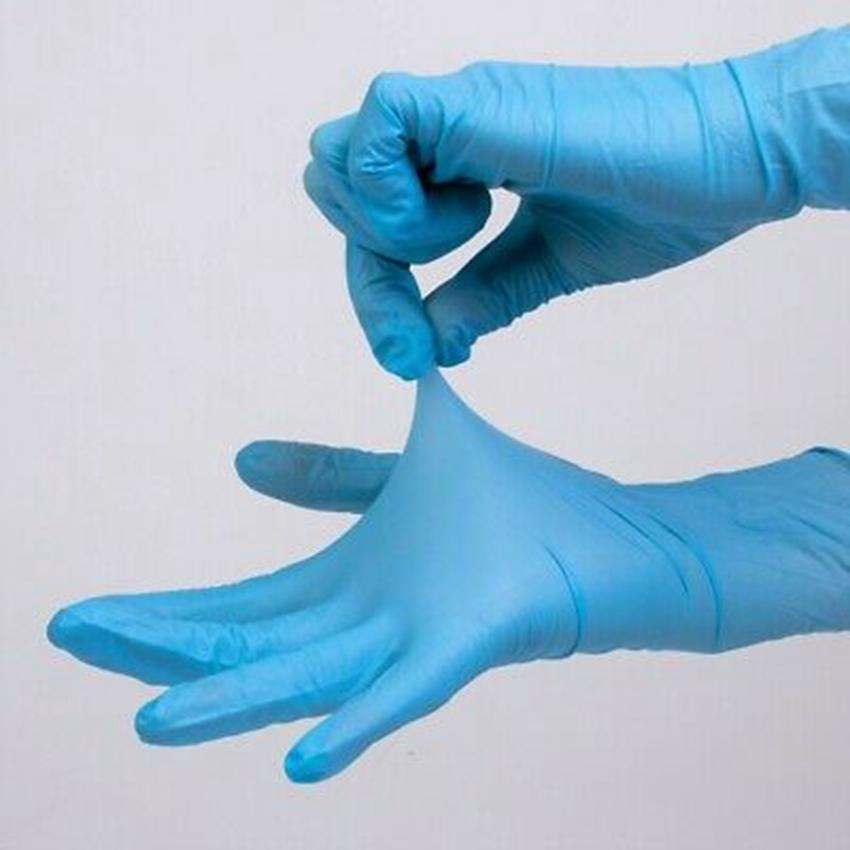 Synthetic Nitrile-Vinyl Blend Exam Gloves Powder Free Latex Free Non-Sterile Protective Gloves