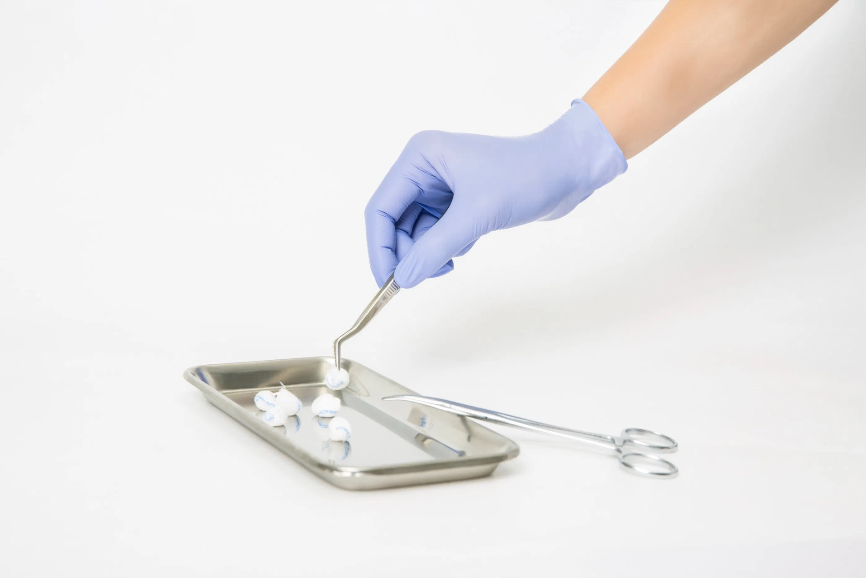 Powder Free Chemical Resistant Disposable Nitrile Gloves, Latex Free with En455/En371/FDA Certificated Length 9' and 12'