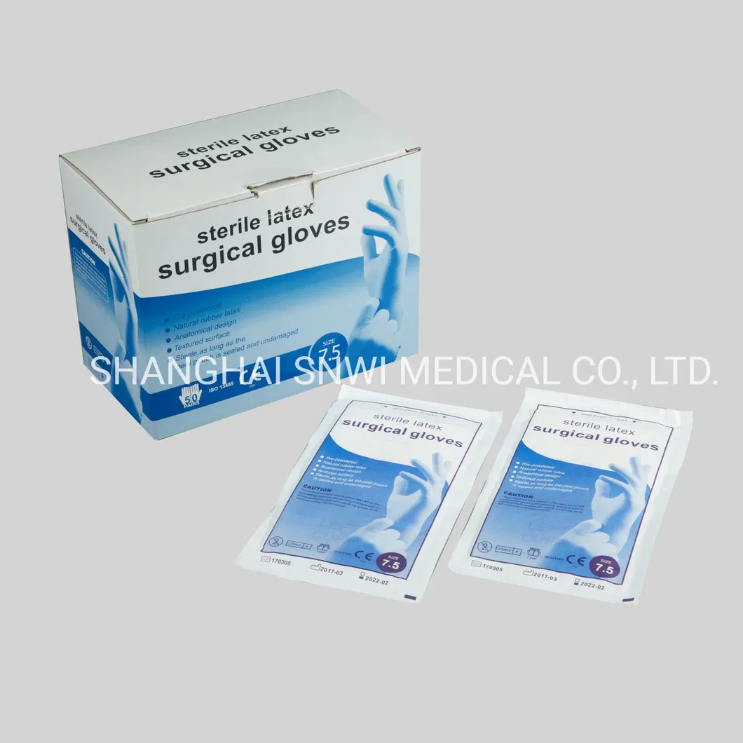 Latex Surgical Gloves Display 1