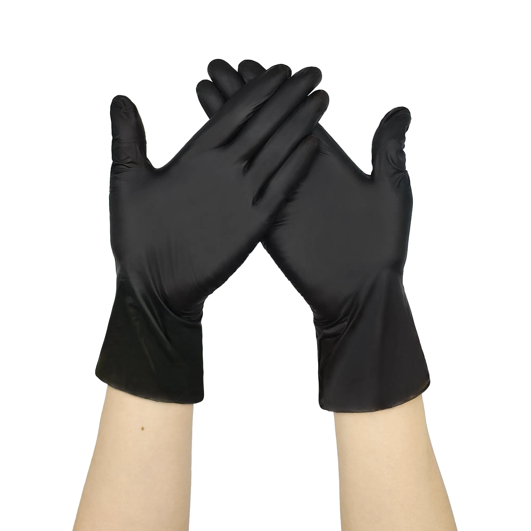 Black Vitrile (Vinyl Nitrile Blended) Hybrid Gloves for Kitchen &amp; Food Service