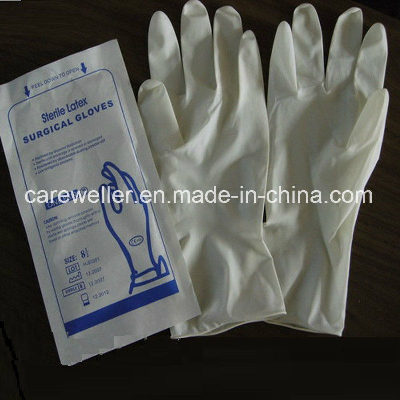 Disposable Sterile Powder Free Latex Surgical Gloves