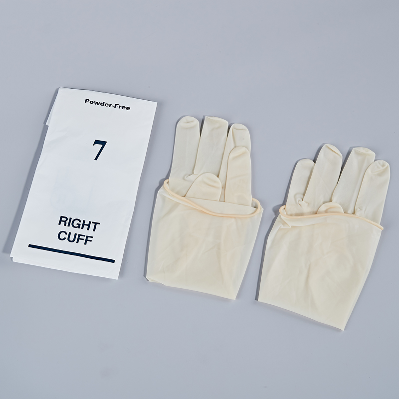 Disposable Latex Gloves Powdered Powder Free Box Medical Examination Hand Surgical Gloves