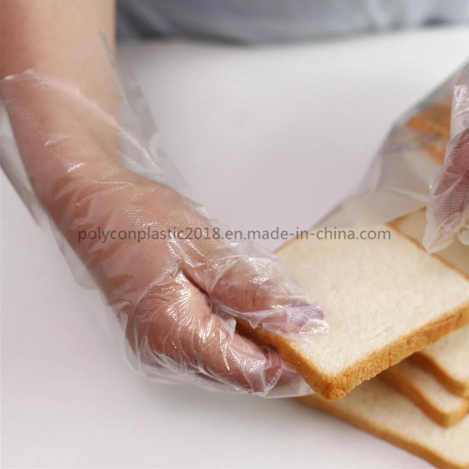 Factory Wholesale Biodegradable PE Plastic LDPE Disposable Gloves