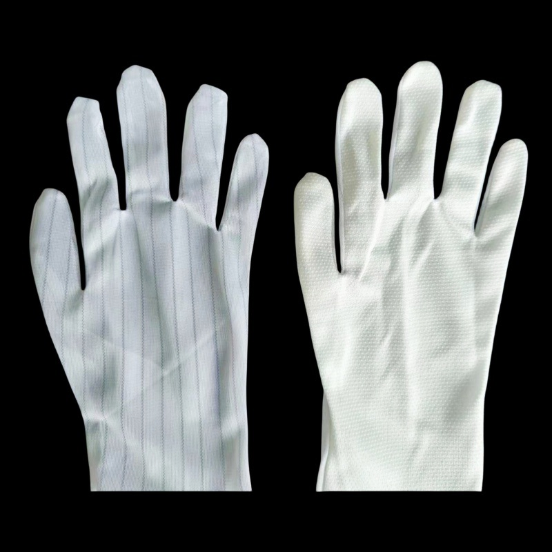 PVC Dotted Conductive Carbon Fiber Strip ESD Gloves Anti-Static Gloves for Electronics Industry