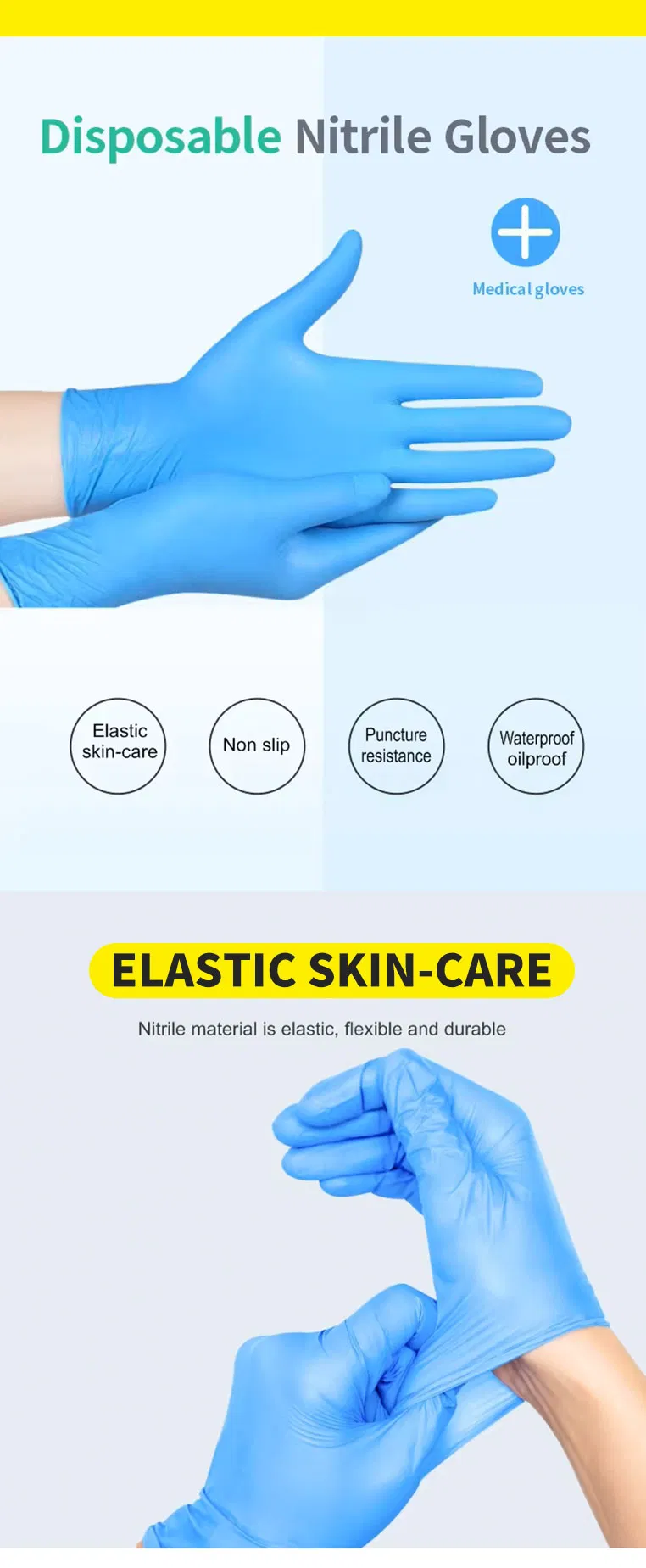 Nitrile Disposable Gloves Details