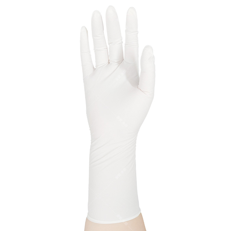 Premium Nitrile Gloves, Extended Cuff, Food-Grade, Powder-Free, Heavy-Duty for Industrial and Cleaning Use