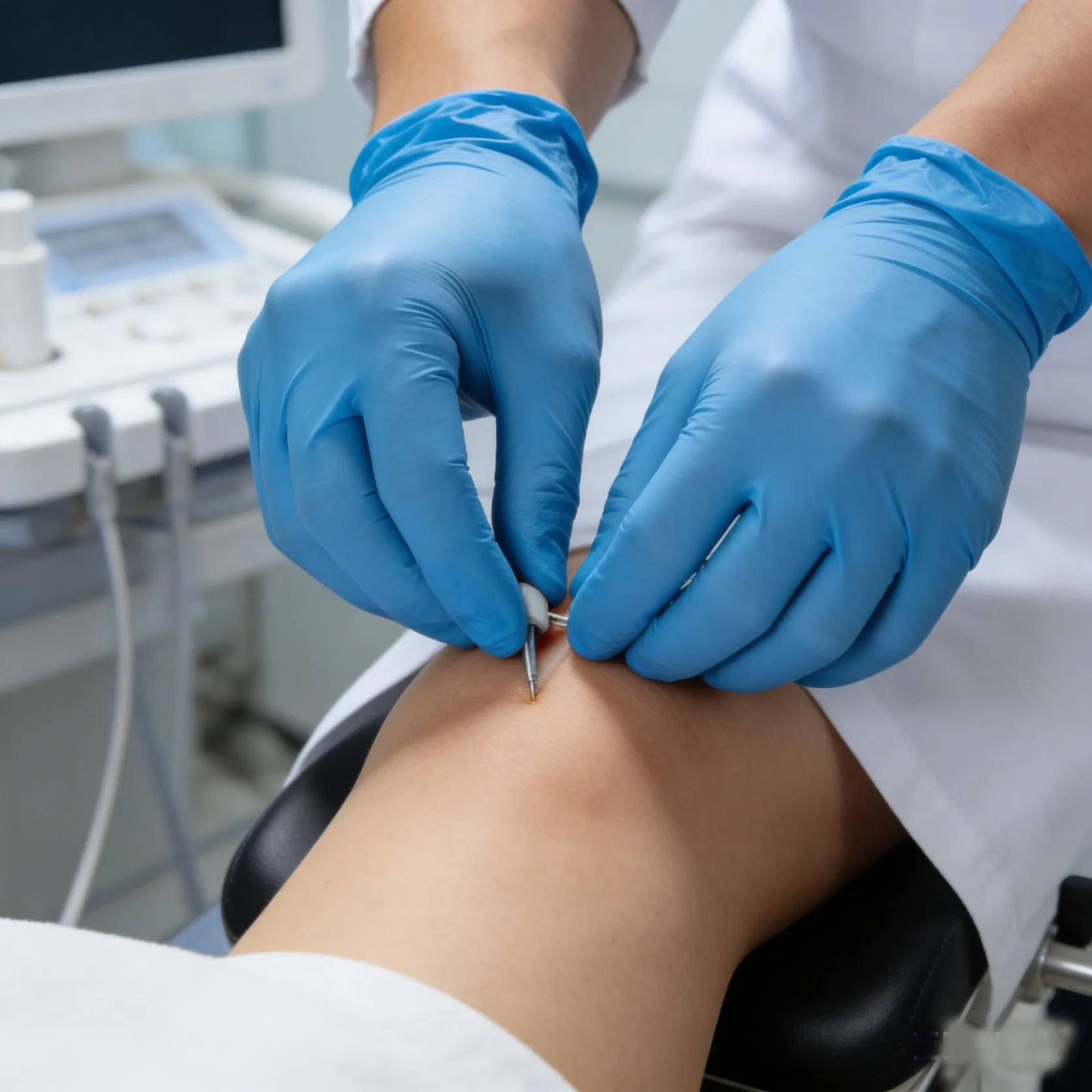 En455 ASTM D6319 Approved Medical Disposable Nitrile Examination Gloves Powder-Free Latex-Free, 100PCS Pack