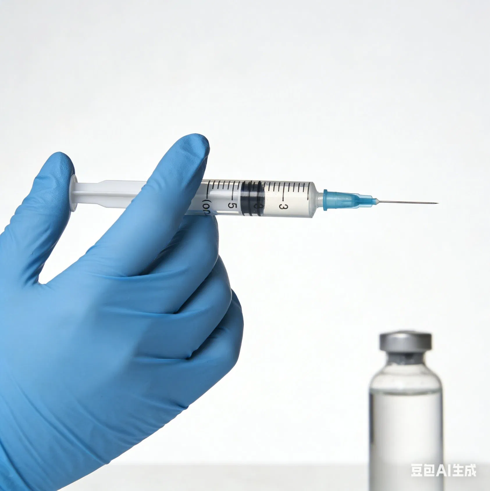 Medical Examination Disposable Vitrile Gloves Blue, Touch Screen Safe, Latex &amp; Powder-Free