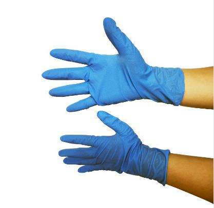 Industrial Disposable Nitrile Gloves - Chemical-Resistant, Powder-Free &amp; Latex-Free for Lab/Mechanic/Workshop Daily-Use Finger-Length Disposable Nitrile Gloves
