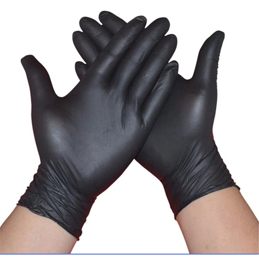 Synthetic Nitrile-Vinyl Blend Exam Gloves Powder Free Latex Free Non-Sterile Protective Gloves