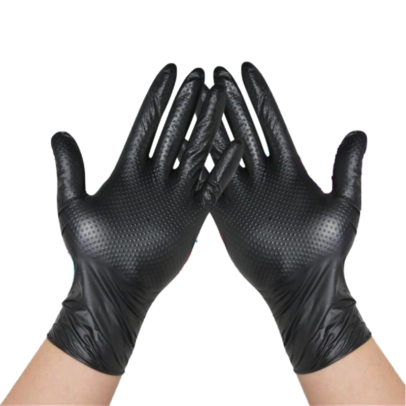 Biodegradable Disposable Gloves with Non-Slip Palms for Safety Use