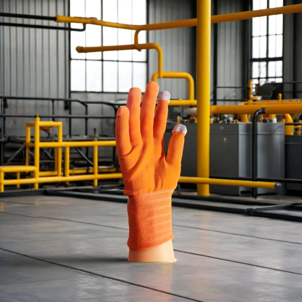 PU Fingertips Coated Carbon Fiber Glove ESD Anti Static Gloves