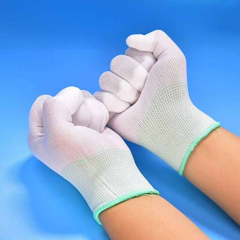 1pair Antistatic Gloves Anti Static ESD Electronic Working Gloves PU Coated