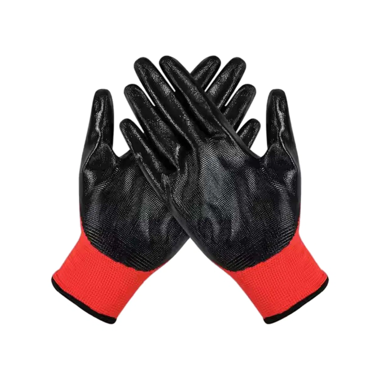 Industrial Heavy Duty Nitrile Gloves Strong Protection Against Oil and Chemicals