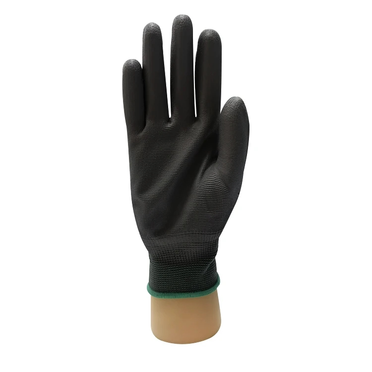 Factory Direct Sale Polyester Liner ESD Antistatic PU Coated Gloves for Working
