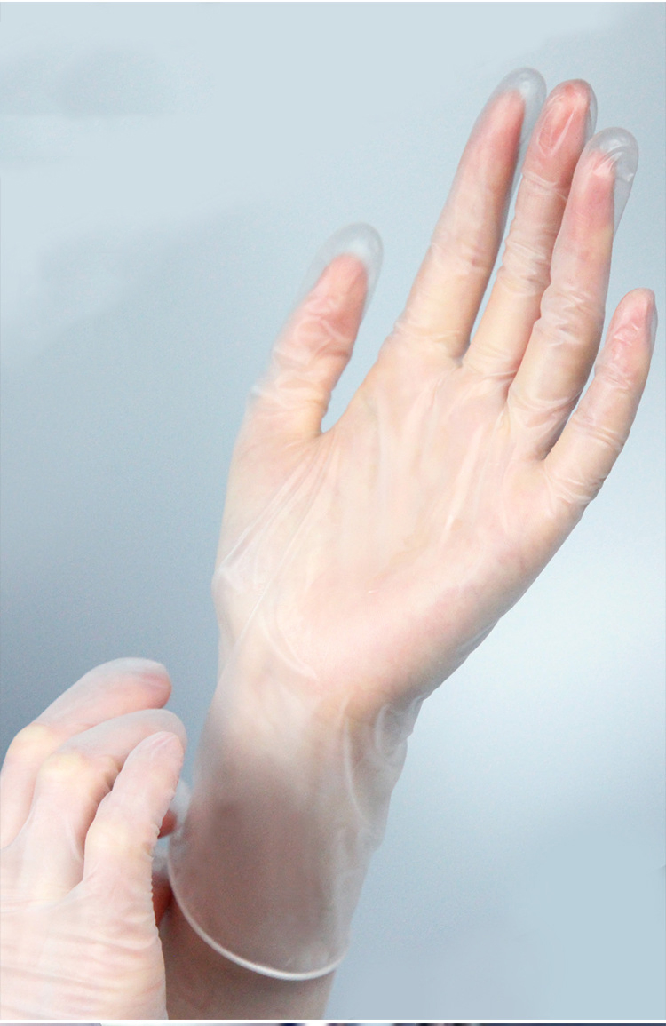 Wholesale Transparent PVC Safety Protective Gloves Wholesale Household Clean Vinyl Gloves