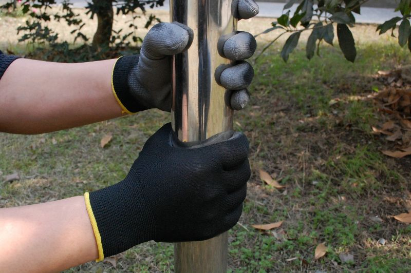 77+Countries Direct Factory Super Thin Breathable Flexible Touch Screen PU Coating Antistatic Polyurethane Coating Work ESD Safety Construction Glove