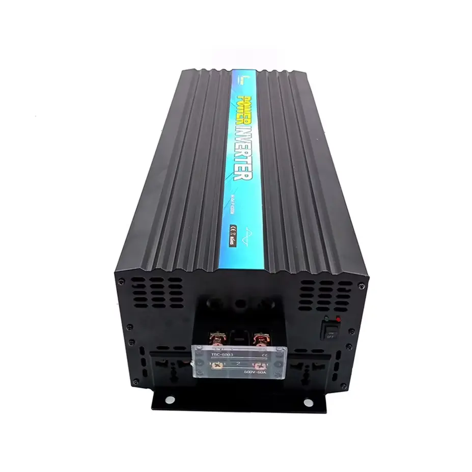 Best Black Color Intelligent High Frequency Battery 8000w 48v 110v 220v Type Optional Pure Sine Wave Solar PV Inverter For Car Camper Water Pump Motor Supplier, Product