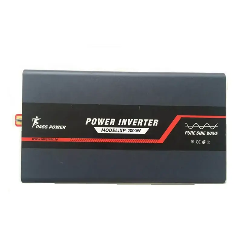 OEM Maili 2000W Power Inverter Single-Phase DC to AC High Frequency Pure Sine Wave 12V 120V New LCD Monitor with Aluminum Shell Factory, Products