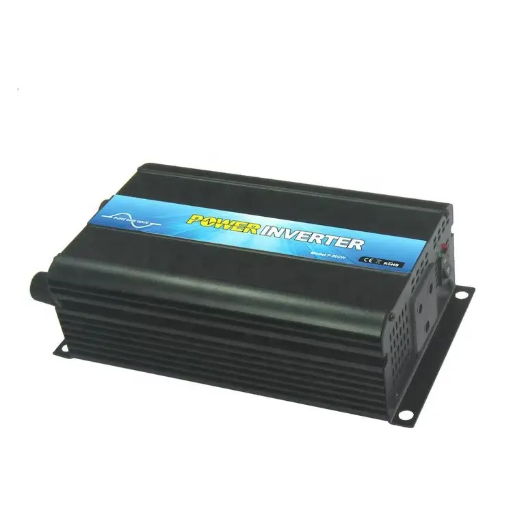 Best High Quality 600W Power Inverter Pure Sine Wave 24V DC to 120V AC Frequency 50HZ 60HZ for Home Use With Soft-start Supplier, Products