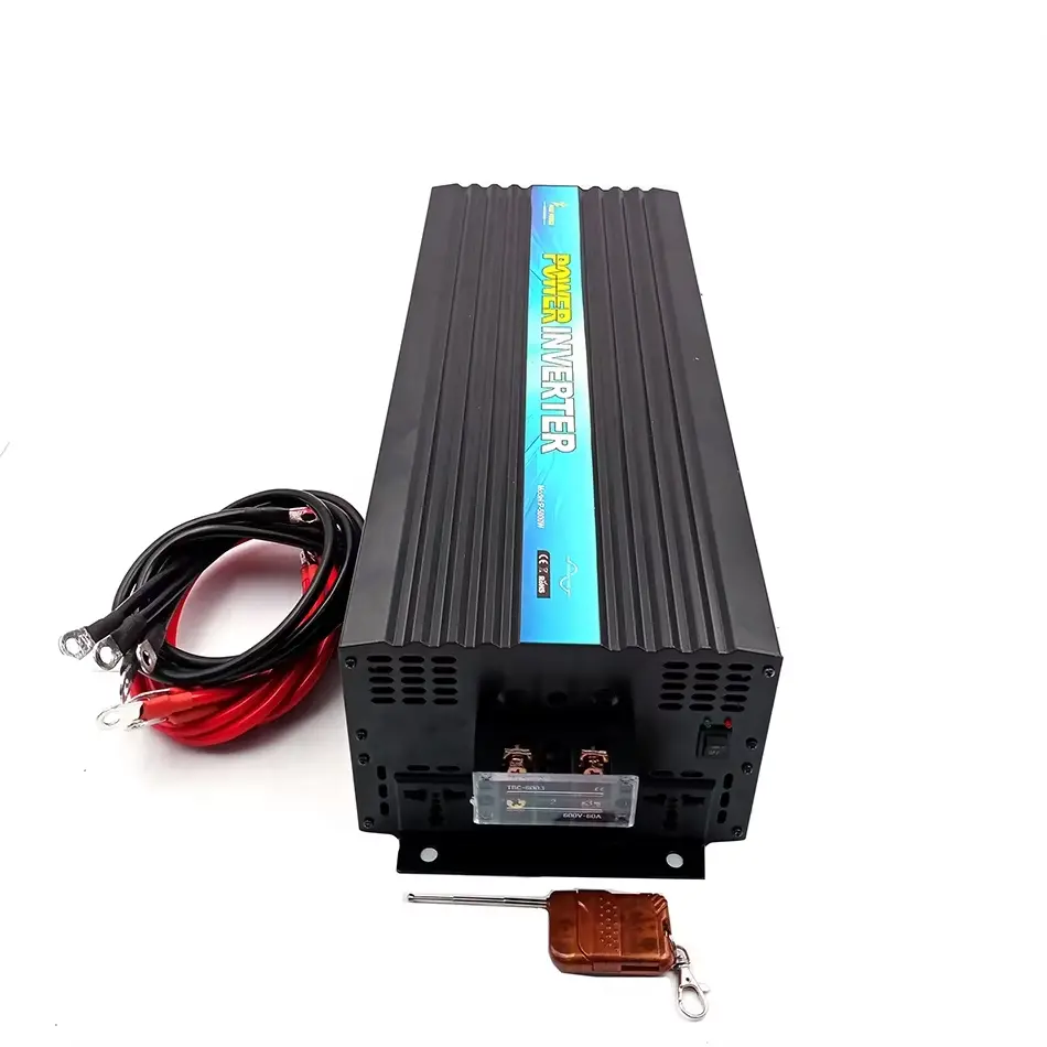 CE Certification High Power 5kw 5000 Watt Pure Sine Wave Inverter DC AC Off-Grid Converter 10000W Peak Power Solar Power Inverter for House Water Pump Factory, Exporters