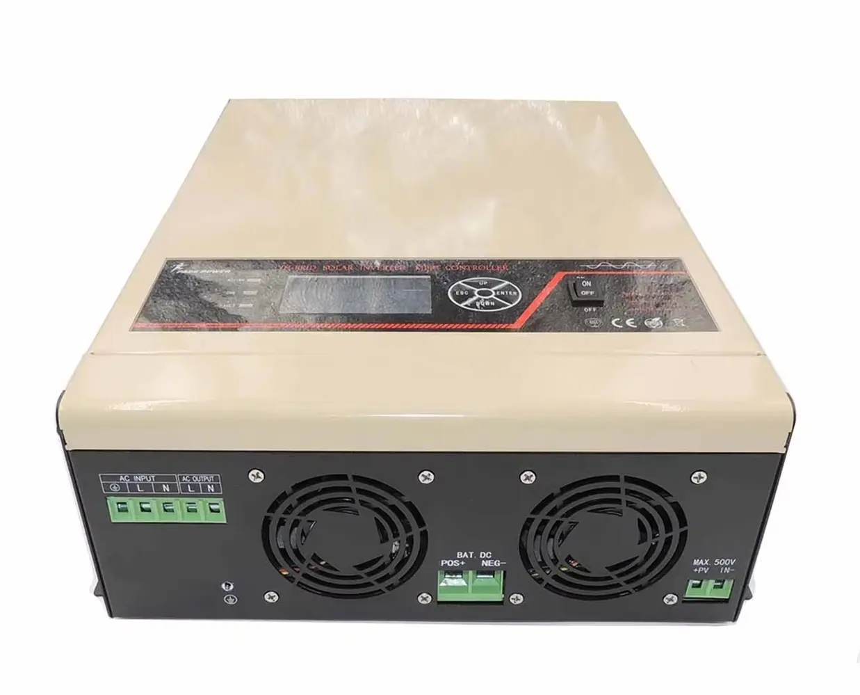 Best PASSPOWER All-in-One Hybrid Solar Inverter 5.5KVA 5500W Batteryless MPPT 100A with Max 120V-500V 220VAC 48V PV Input High Frequency Inverter Manufacturer, Exporter