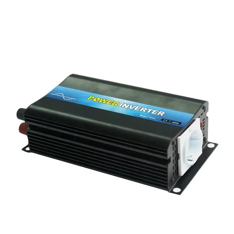 Best High Quality 600W Power Inverter Pure Sine Wave 24V DC to 120V AC Frequency 50HZ 60HZ for Home Use With Soft-start Supplier, Products