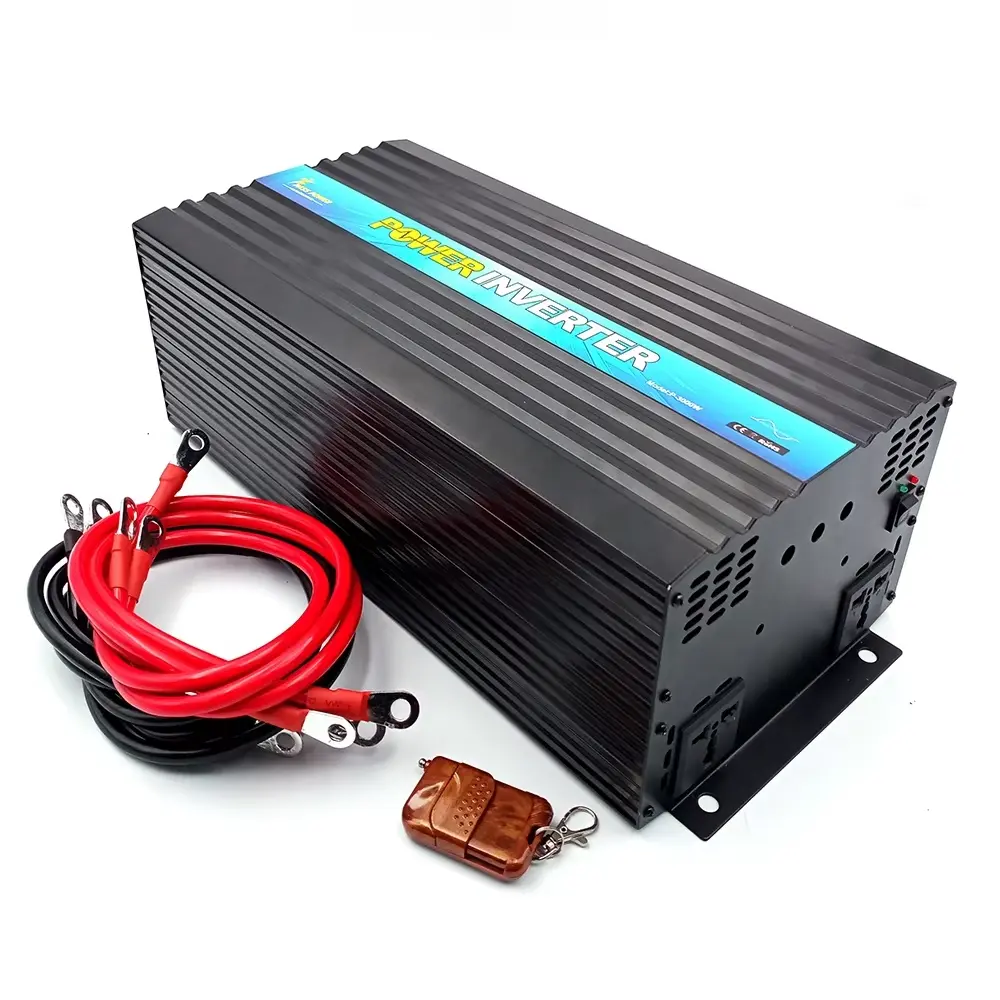 OEM CE RoHS Certified 4kva 4kw 4000 Watts Pure Sine Wave Power Inverter 48V to AC120V Remote Control Grid 4000W Inverter with Soft-start Function Suppliers, Factories