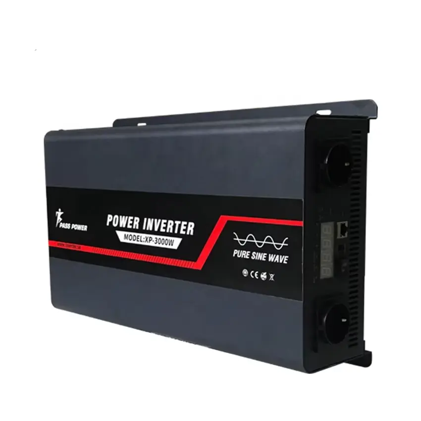 OEM Hot Selling XP3000 3000Watt Pure Sine Wave Power Inverter 24V DC to 120V AC Converter with New LCD Display for Camping Manufacturers, Suppliers