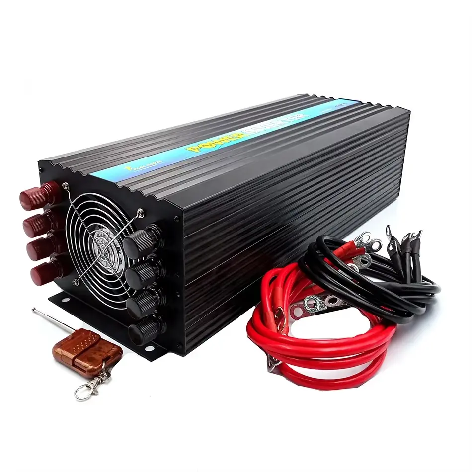 CE Certification High Power 5kw 5000 Watt Pure Sine Wave Inverter DC AC Off-Grid Converter 10000W Peak Power Solar Power Inverter for House Water Pump Factory, Exporters